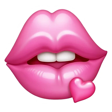 Beso rosa sticker