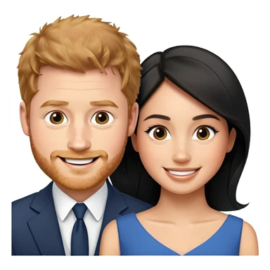 prince harry and megan sticker