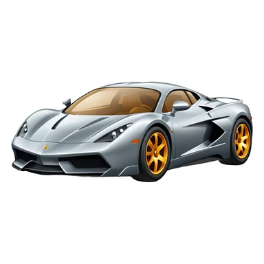 Supercar going fast sticker