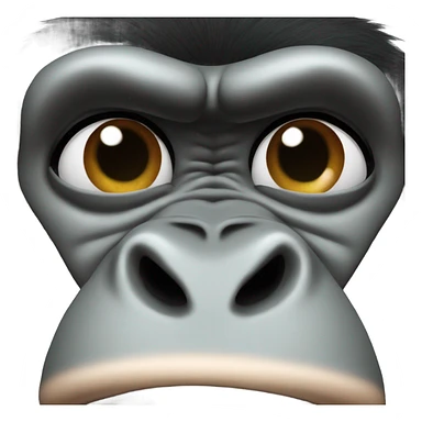 gorilla farting sticker