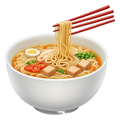 bowl of noodles sticker