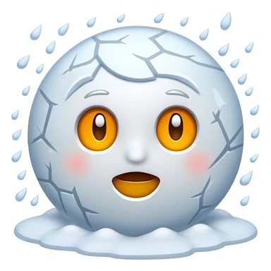 heavy snow storm and freezing in cold sticker