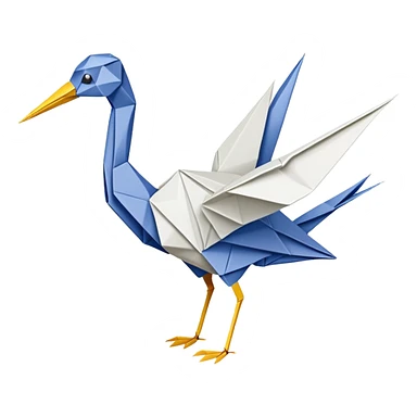 Origami Crane sticker