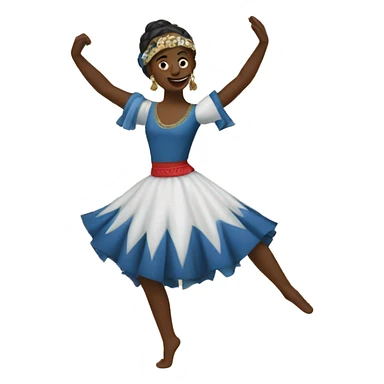 Danza folclórica sticker