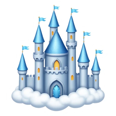 cloud castle sticker