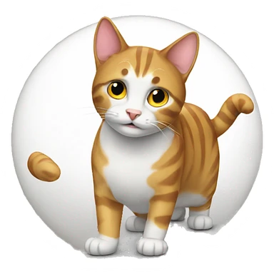 working cat sticker