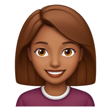 Brown lady with attitude  sticker