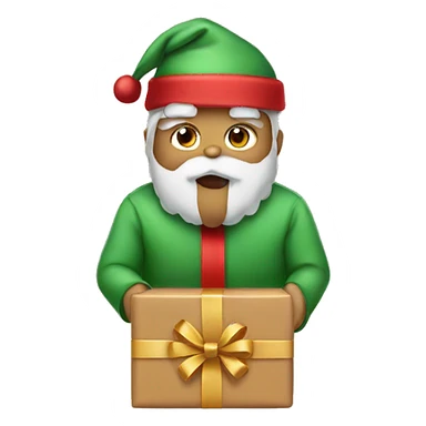 Small Christmas gift sticker