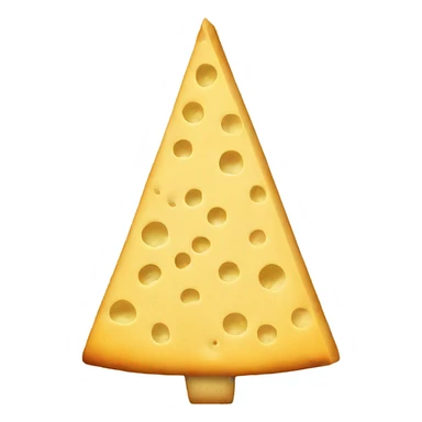 Cheese Christmas tree sticker