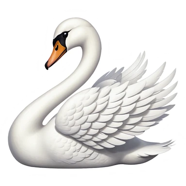 Swan sticker