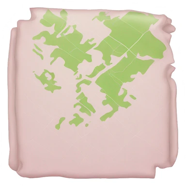 Light pink map  sticker