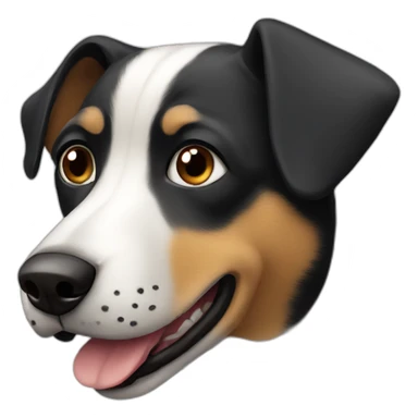 European village dog sticker