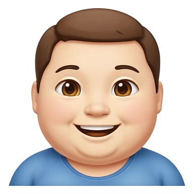 short chubby person sticker