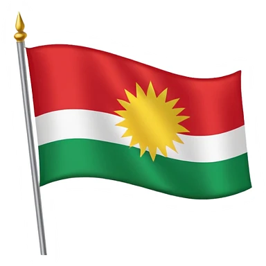 KURDİSTAN FLAG sticker