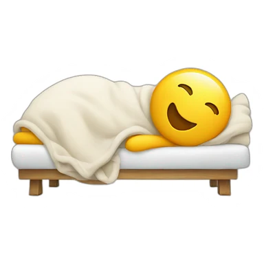 smiley napping sticker