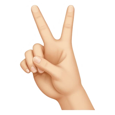 hand pointing sticker