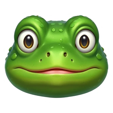 Sapo dando un beso  sticker