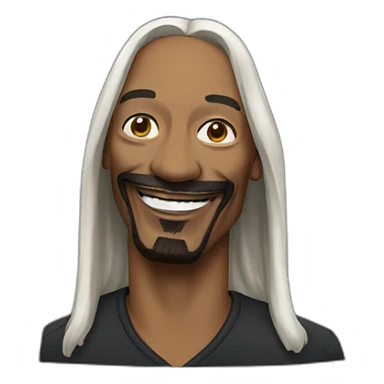 smiling Snoop Dogg sticker