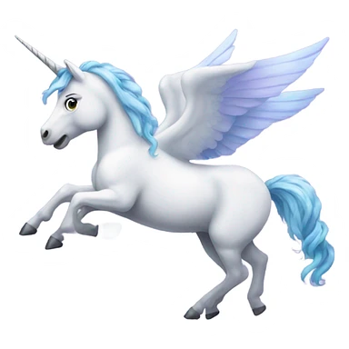 Flying unicorn sticker