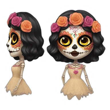 catrina sticker