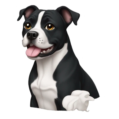 Black Staffordshire  sticker