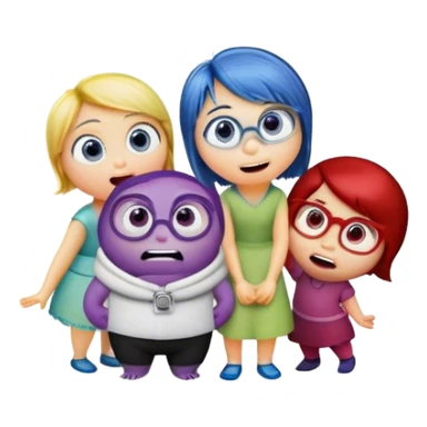 Inside out sticker