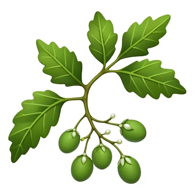 christmas mistletoe sticker