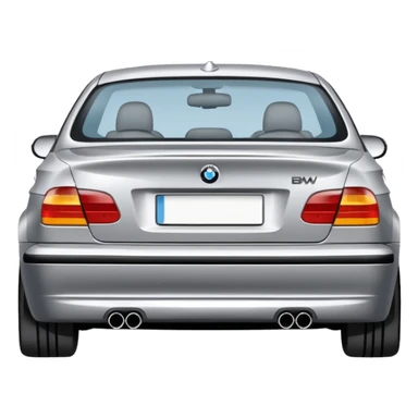 BMW 330ci car rear view sticker