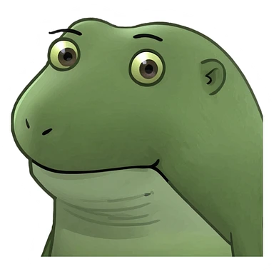 A gopher with a bump on his head  sticker