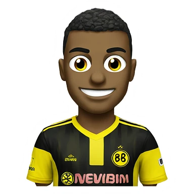 Pepe in a Borussia dortmund jersey  sticker