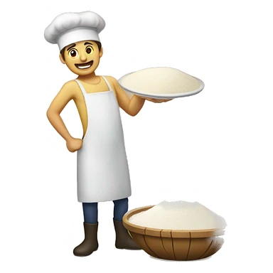 Baking flour  sticker