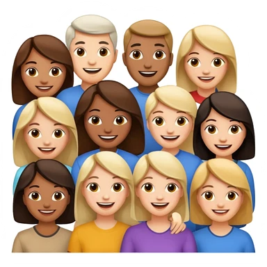 Relacionarse personas sticker