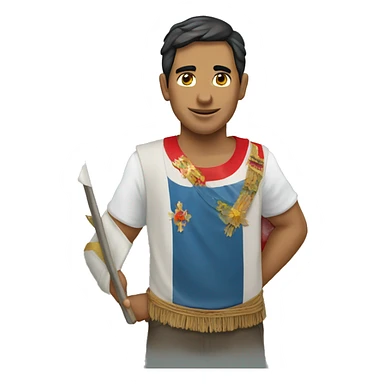 Fechas patrias peru sticker