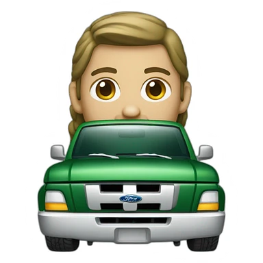 Dark green ford f150 sticker