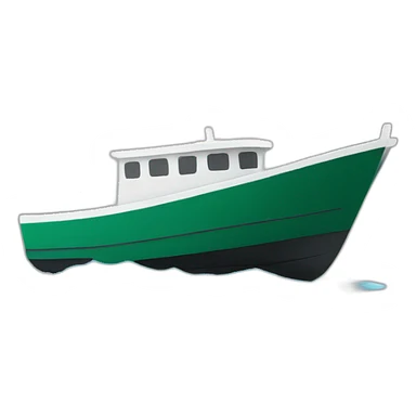 Un bateau  sticker