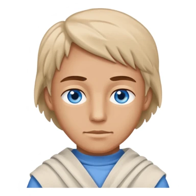 blue eyed desert man in cloth sticker