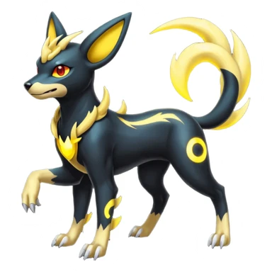 Umbreon-Luxray-Manectric-Houndoom-Pokémon-Fakémon-hybrid-creature sticker