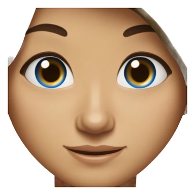 Brown hair brown eyes olive skin woman and a brown hair blue eyes white skin man sticker