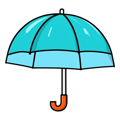 Raining glasses sticker