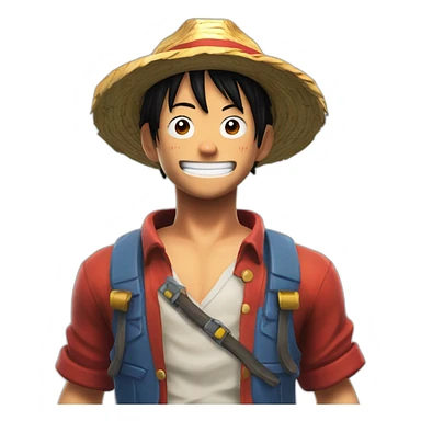 Luffy et un skin fortnite sticker
