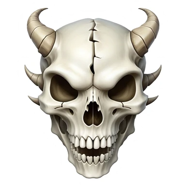 dragon skull sticker