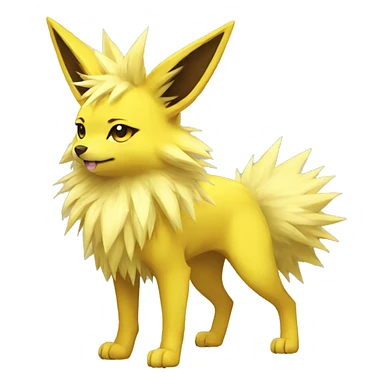 Jolteon full body sticker