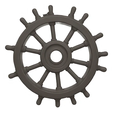 boat wheel sticker