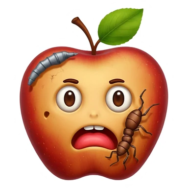 spoiled apple sticker