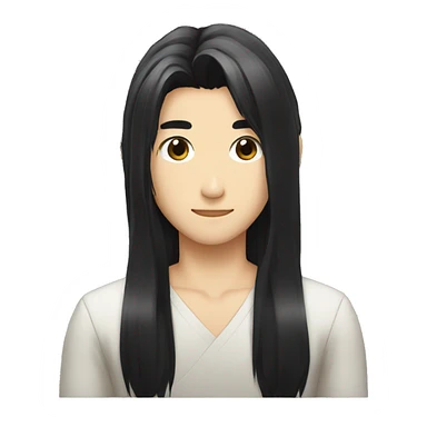 Male Baji keisuke with long black hair  sticker