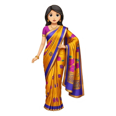 saree sticker