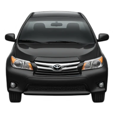 Toyota kand cruzer Black car sticker