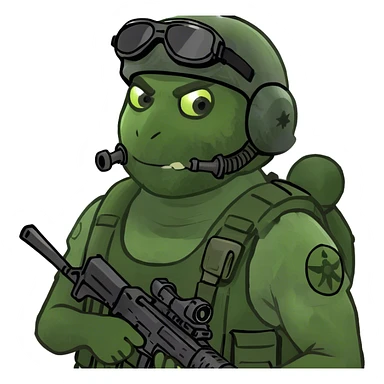 Man with a bomb attached to him sticker