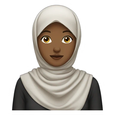 girl in hijab sticker