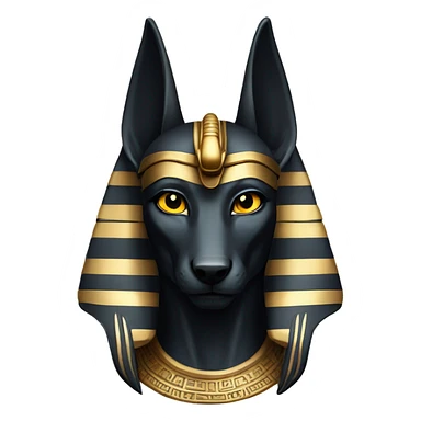Anubis egyptian god sticker